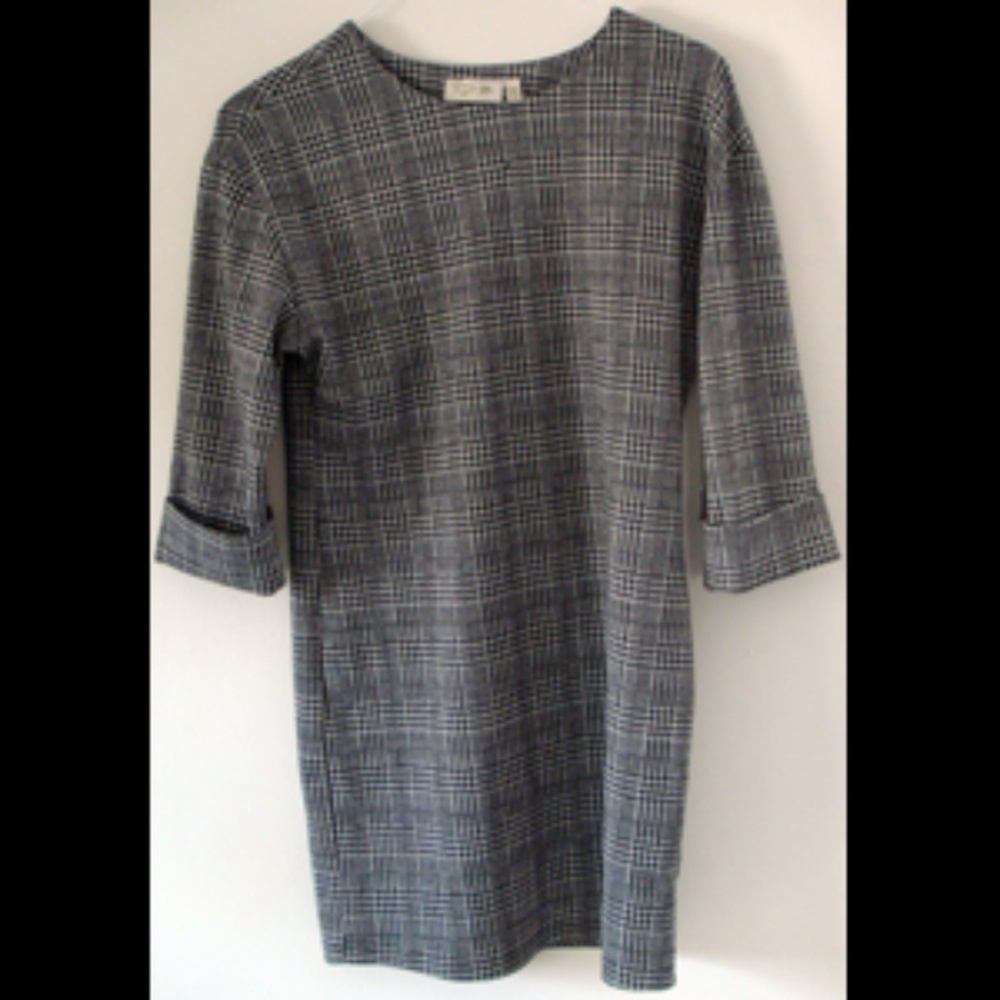 Women’s Dress Glenplaid Jacquard Knit “R D Style”